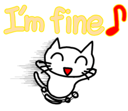 Greeting only in English! sticker #13854106