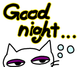 Greeting only in English! sticker #13854108