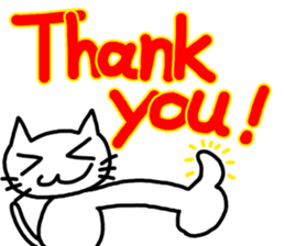 Greeting only in English! sticker #13854109