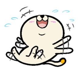 Pull the pull the cat sticker #13854587