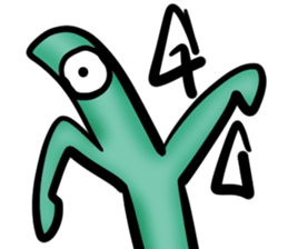 Strange creatures!! sticker #13855783