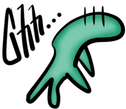 Strange creatures!! sticker #13855786