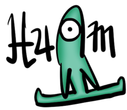 Strange creatures!! sticker #13855795