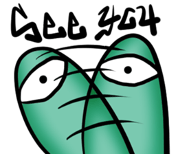 Strange creatures!! sticker #13855797