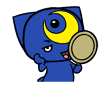 Three eyes cat of the Wan Twilight sticker #13856499