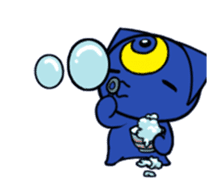 Three eyes cat of the Wan Twilight sticker #13856500