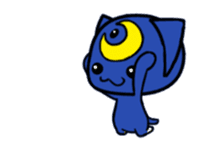 Three eyes cat of the Wan Twilight sticker #13856507