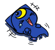 Three eyes cat of the Wan Twilight sticker #13856509