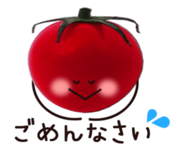 Solid tomato1 sticker #13856575