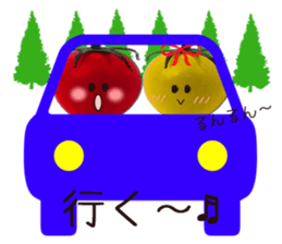 Solid tomato1 sticker #13856595