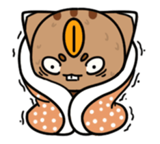 Three eyes of the Coffee meters sticker #13856601