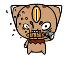 Three eyes of the Coffee meters sticker #13856607