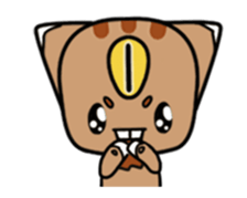 Three eyes of the Coffee meters sticker #13856610