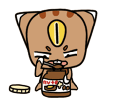 Three eyes of the Coffee meters sticker #13856611