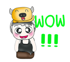 Hello my name is Masaki. I love buffalo! sticker #13856919