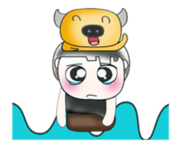 Hello my name is Masaki. I love buffalo! sticker #13856920