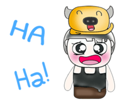 Hello my name is Masaki. I love buffalo! sticker #13856925