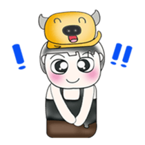 Hello my name is Masaki. I love buffalo! sticker #13856928