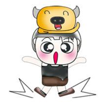 Hello my name is Masaki. I love buffalo! sticker #13856931