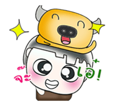 Hello my name is Masaki. I love buffalo! sticker #13856936