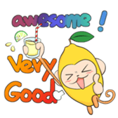 lemon & lemonkey sticker #13857006