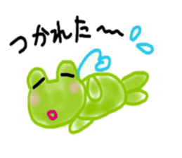 Yurufuwa FrogAngela 2 sticker #13857197