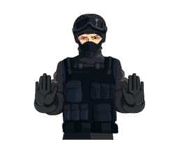 SWAT Operation Start! Animated sticker #13857318