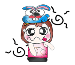 Mr. Hanaka. ^__^ Love Rabbit. ^_^ sticker #13857686