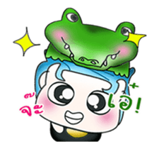 Hi! Mr. Yamamoto. Love crocodile.^__^ sticker #13858112