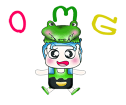 Hi! Mr. Yamamoto. Love crocodile.^__^ sticker #13858117