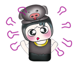 Mr. Hemura. I love pig. ^__^ sticker #13858124
