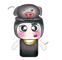 Mr. Hemura. I love pig. ^__^ sticker #13858130