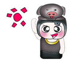 Mr. Hemura. I love pig. ^__^ sticker #13858134