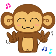 Lazy Lazy Monkey 3 sticker #13858213