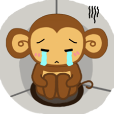 Lazy Lazy Monkey 3 sticker #13858218