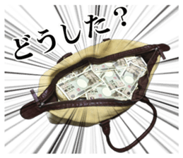 Money Sticker(photographs) sticker #13858540