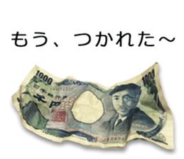Money Sticker(photographs) sticker #13858543