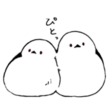 corocoro long-tailed bushtit sticker #13858810