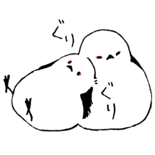 corocoro long-tailed bushtit sticker #13858811