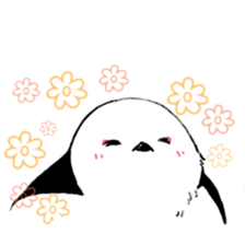corocoro long-tailed bushtit sticker #13858816