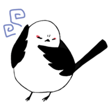 corocoro long-tailed bushtit sticker #13858820