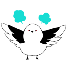 corocoro long-tailed bushtit sticker #13858821