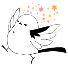 corocoro long-tailed bushtit sticker #13858832
