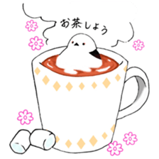 corocoro long-tailed bushtit sticker #13858835