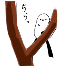 corocoro long-tailed bushtit sticker #13858836