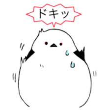 corocoro long-tailed bushtit sticker #13858837