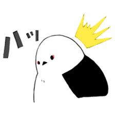 corocoro long-tailed bushtit sticker #13858838