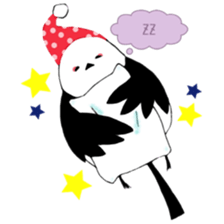 corocoro long-tailed bushtit sticker #13858839