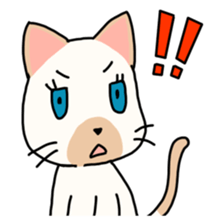 tyoi yantya neko - japanese sticker #13859001