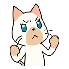 tyoi yantya neko - japanese sticker #13859014